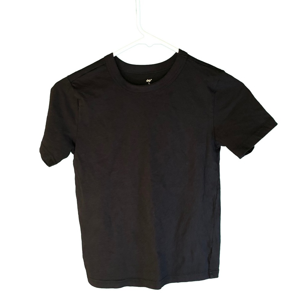 Dip black t-shirt plain (L)